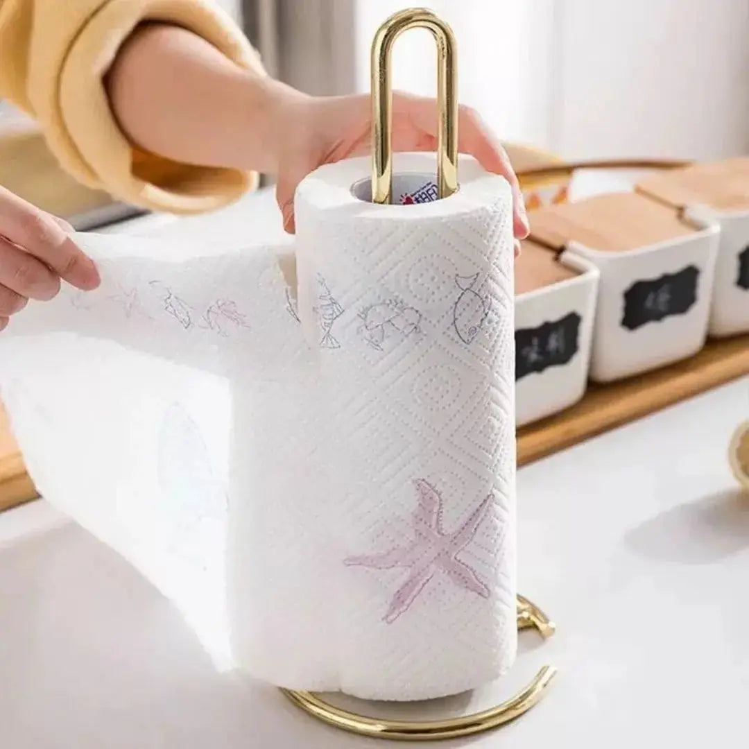 Kate Stainless Steel Kitchen Towel Stand-Speckled Space
