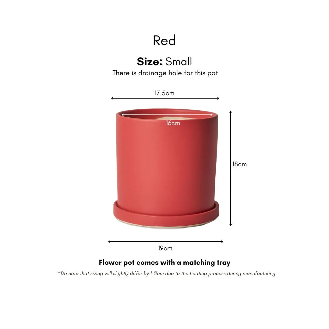 Benedic Ceramic Flower Pot-Speckled Space