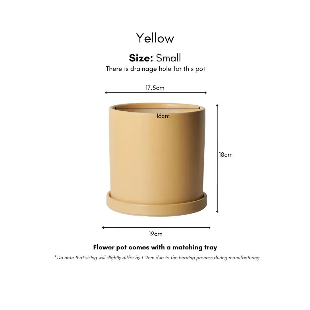 Benedic Ceramic Flower Pot-Speckled Space