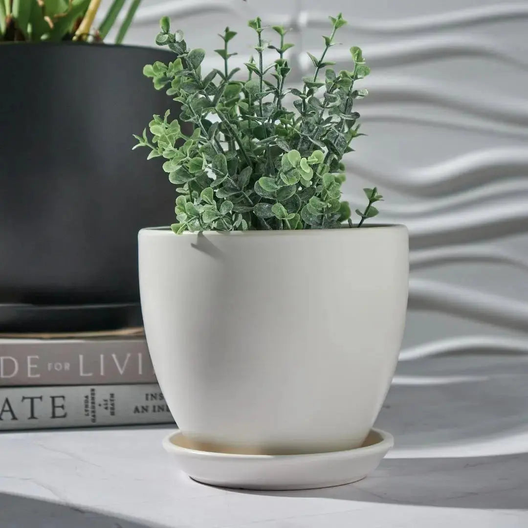 Joe Ceramic Flower Pot-Speckled Space