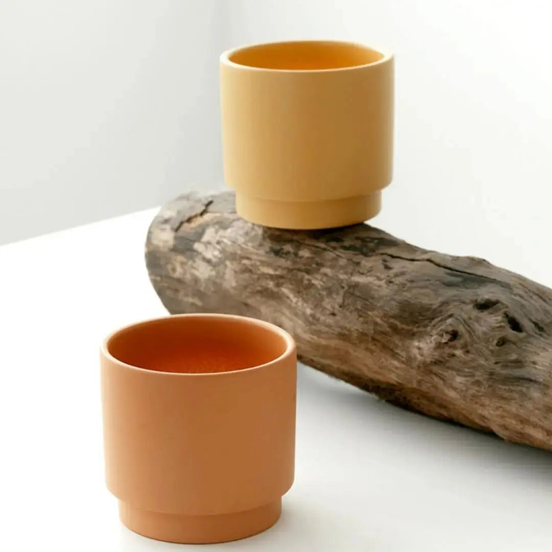 Norweg Nordic Ceramic Flower Pot-Speckled Space