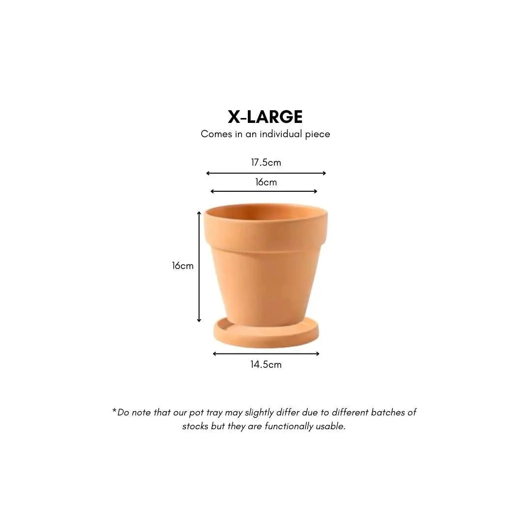 Bundle Set Terracotta Pottery Pots-Speckled Space