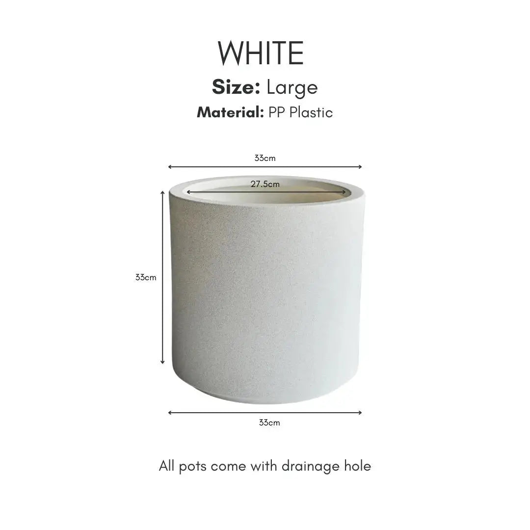 Eza PP Plastic Flower Pot-Speckled Space