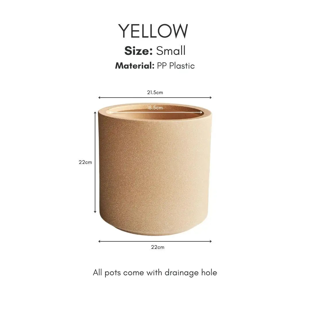 Eza PP Plastic Flower Pot-Speckled Space
