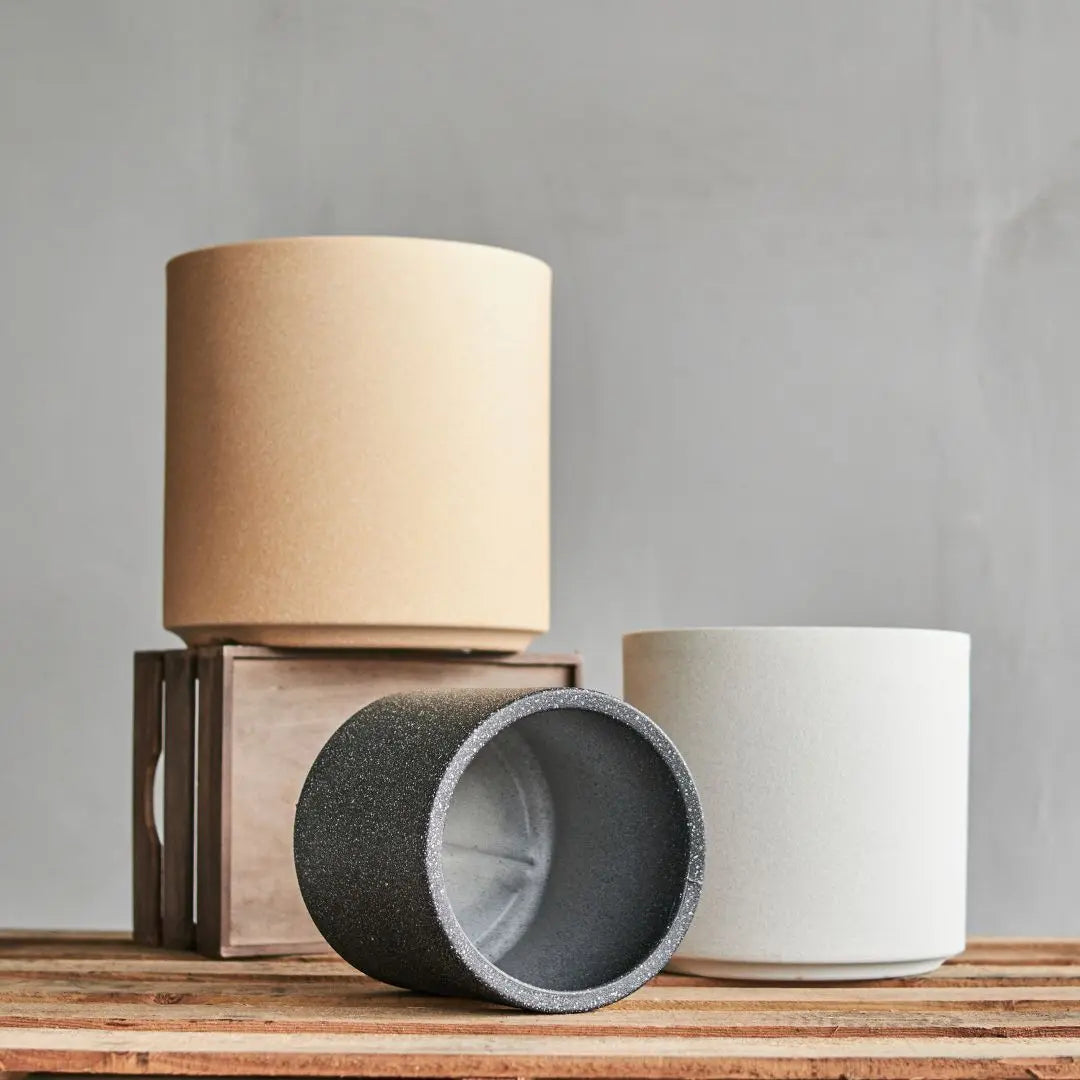 Eza PP Plastic Flower Pot-Speckled Space