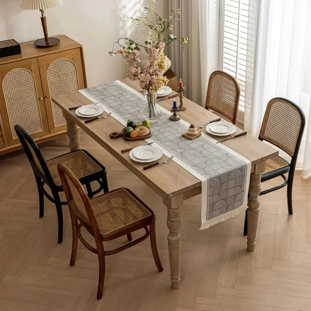 Loopey Water Resistant Table Runner-Speckled Space