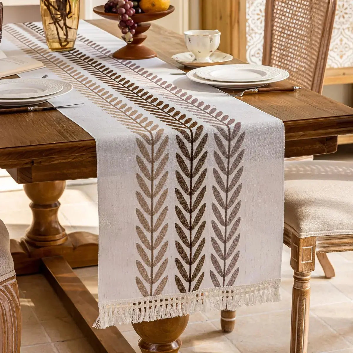 Cinder Brown Table Runner My Store