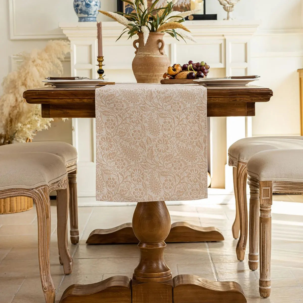 Claytone Beige Table Runner My Store