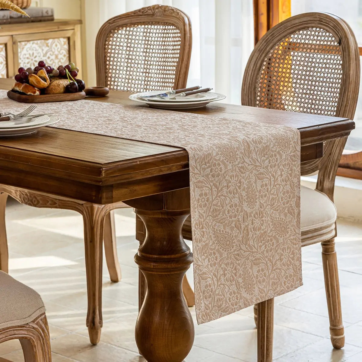 Claytone Beige Table Runner My Store