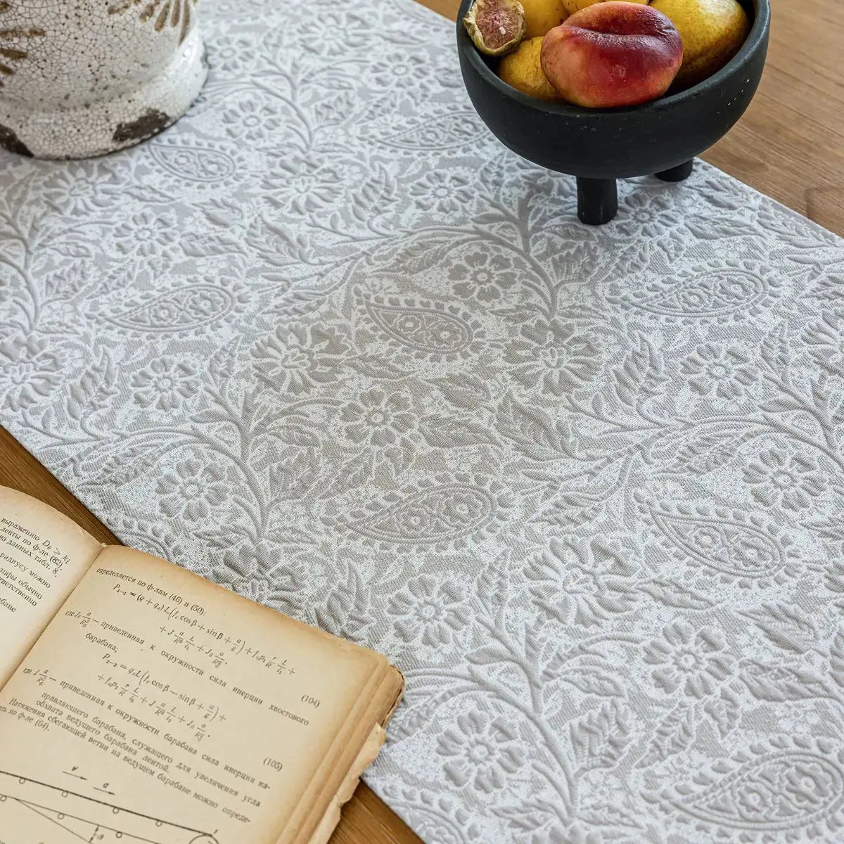 Dusto Grey Table Runner My Store