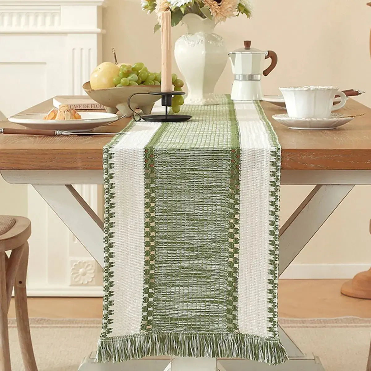 Emberloom Green Table Runner My Store