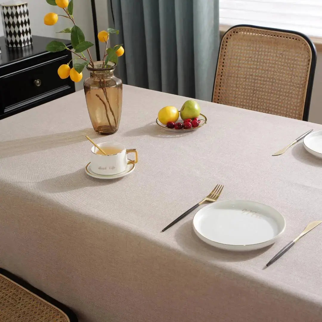 Tayte Water Resistant Table Cloth-Speckled Space