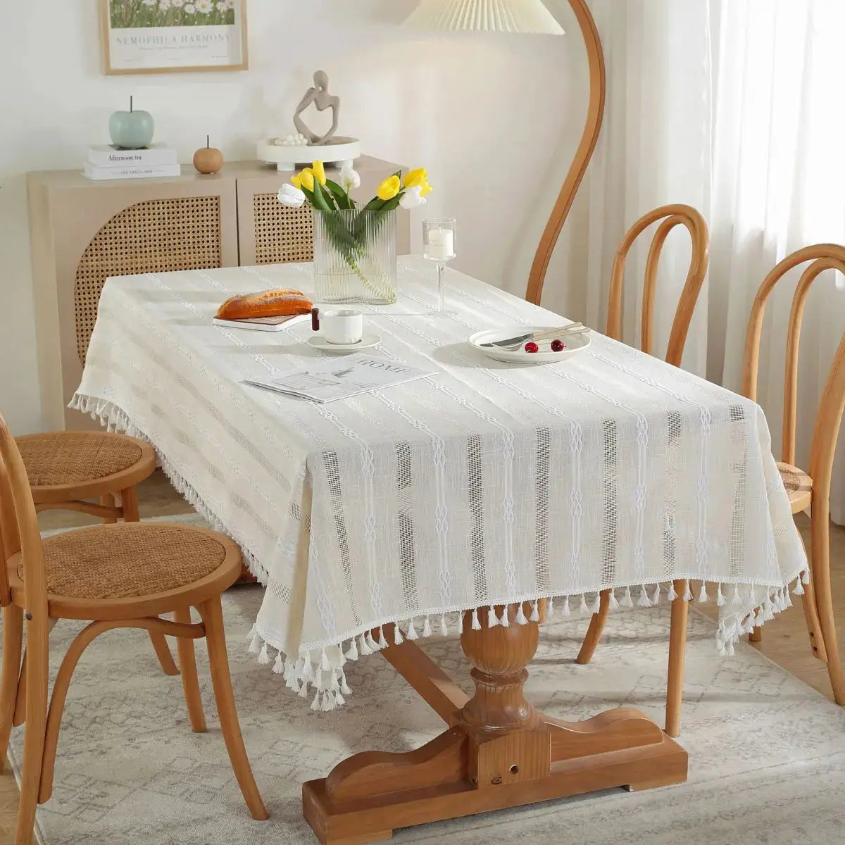 Claire Cream Table Cloth My Store