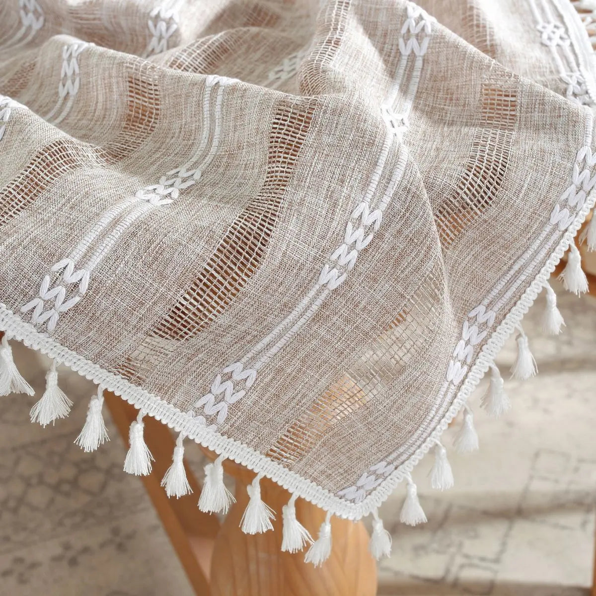 Emeria Brown Table Cloth My Store