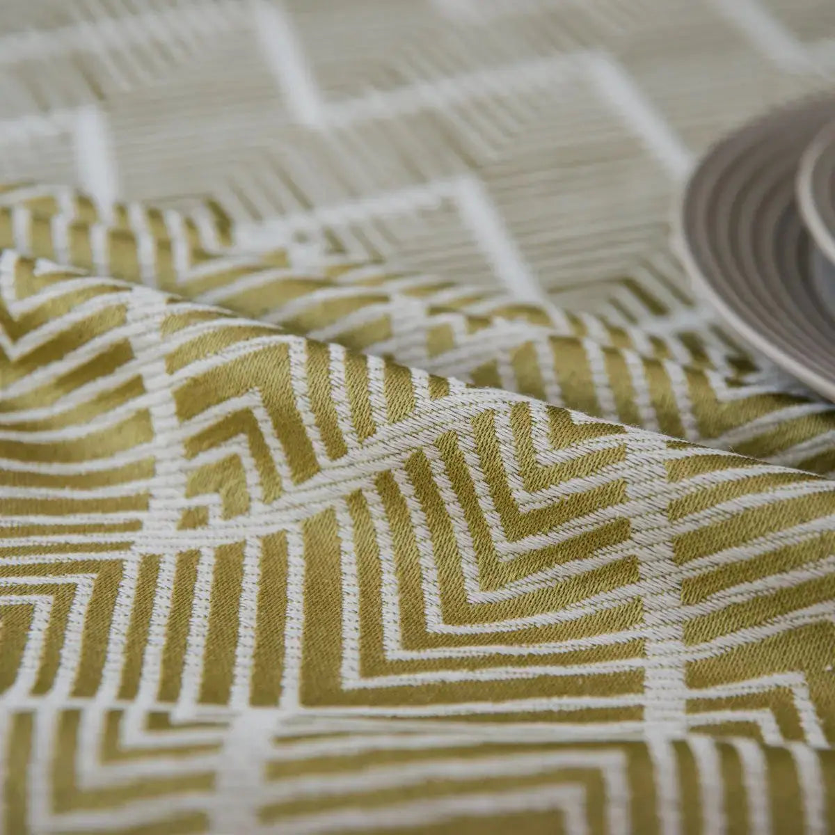 Leah Yellow Table Cloth My Store