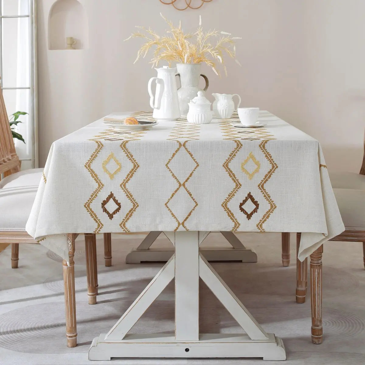 Maeve Beige Table Cloth My Store