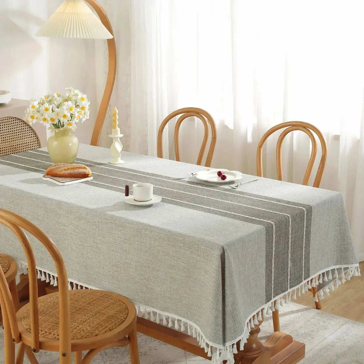 Stellov Grey Table Cloth My Store
