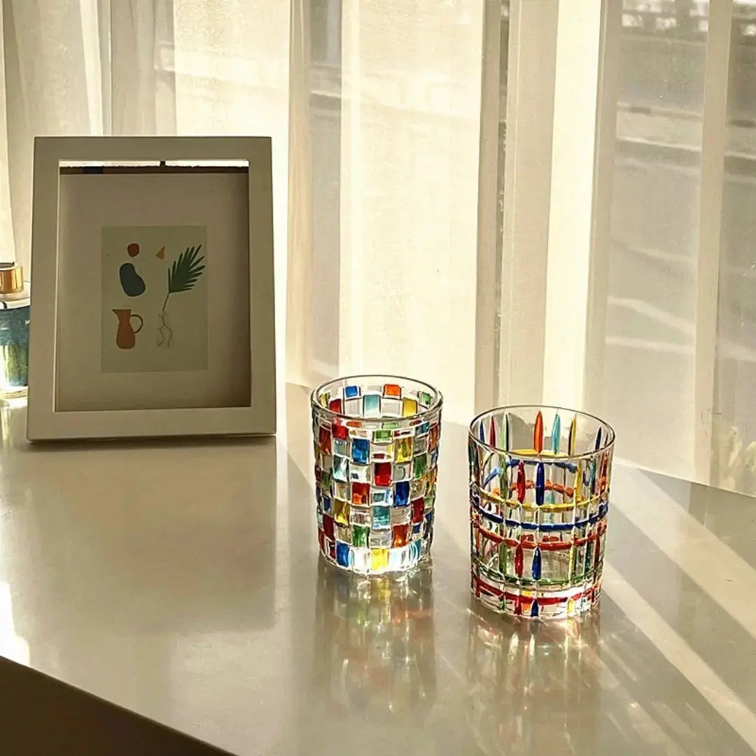 Pat Artwork Glass Cup-Speckled Space