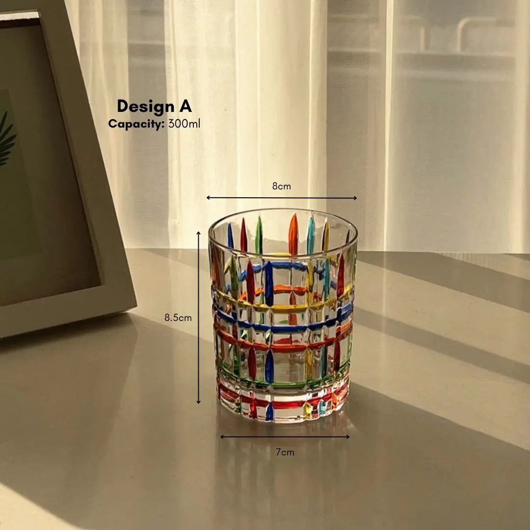 Pat Artwork Glass Cup-Speckled Space
