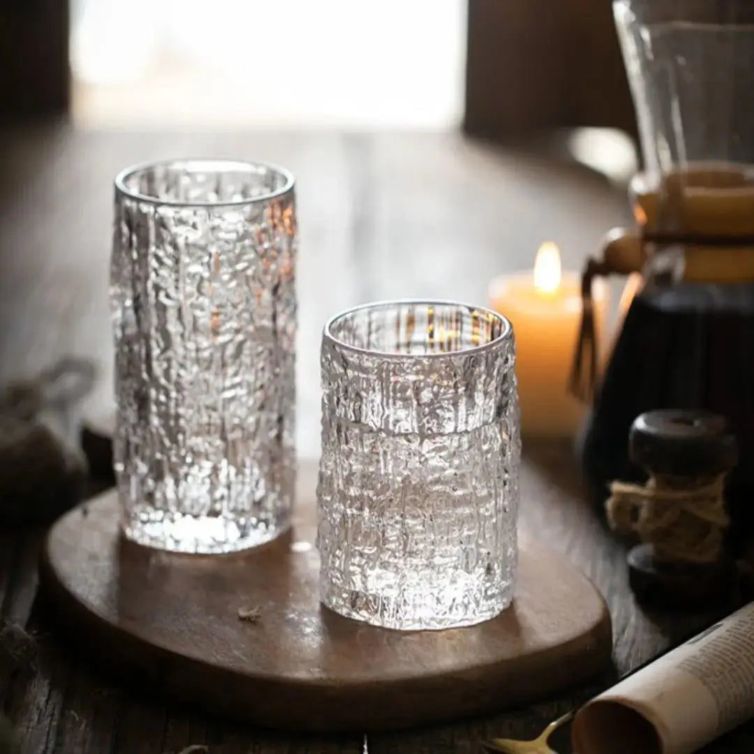 Frosted Glass Cup-Speckled Space