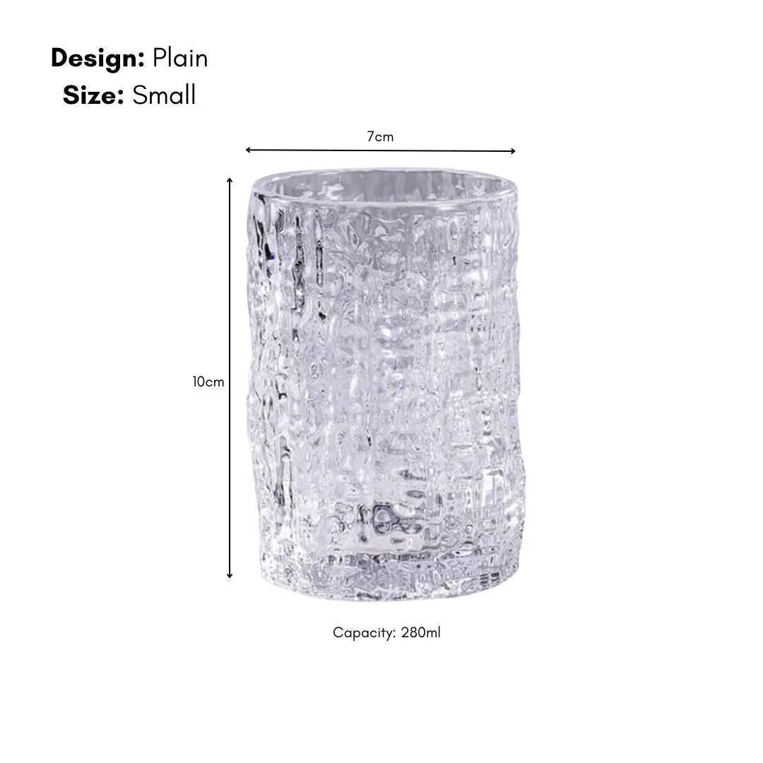 Frosted Glass Cup-Speckled Space