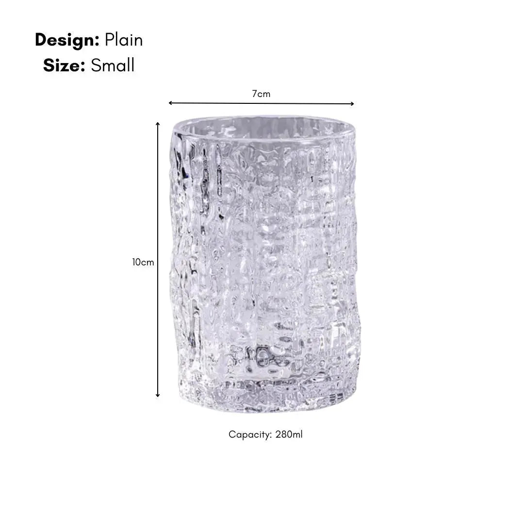 Frosted Glass Cup-Speckled Space