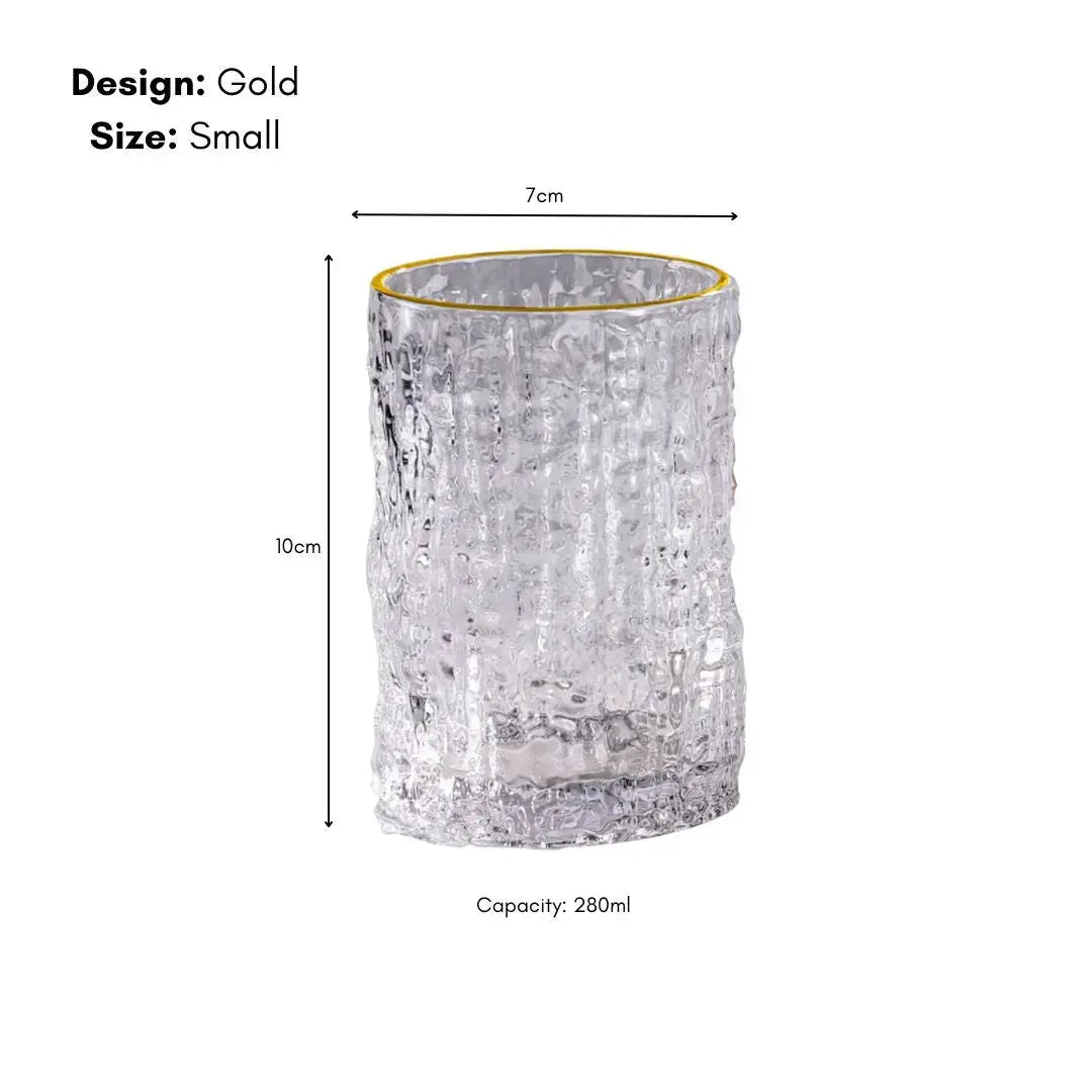 Frosted Glass Cup-Speckled Space