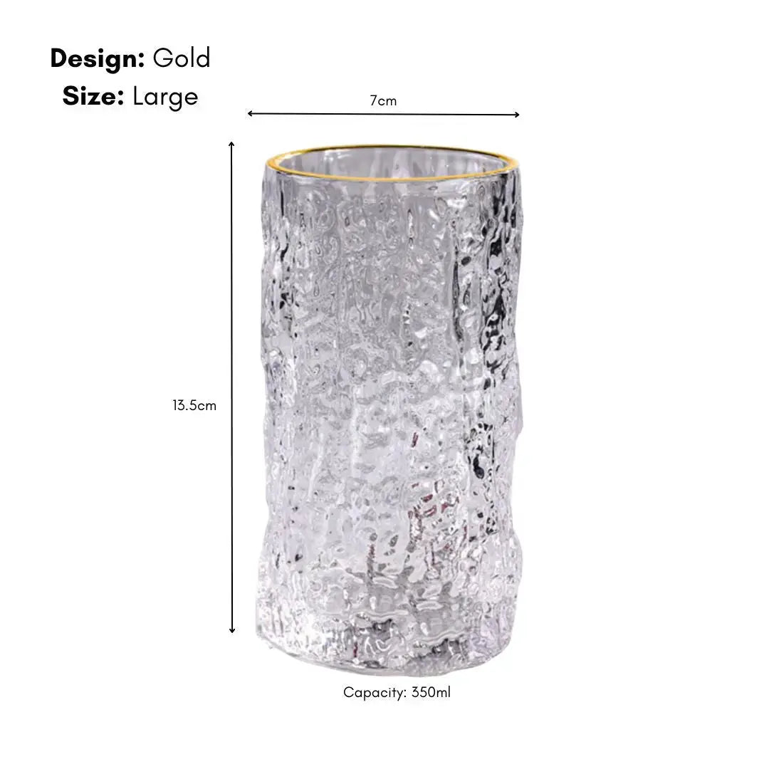 Frosted Glass Cup-Speckled Space