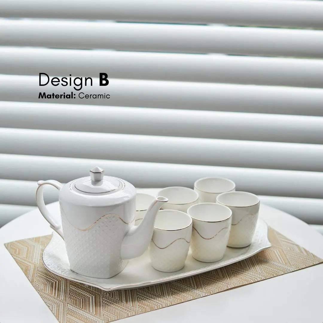 Berlino Teapot Set-Speckled Space