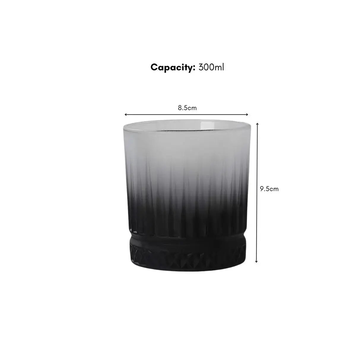 Blanko Glass Cup Speckled Space
