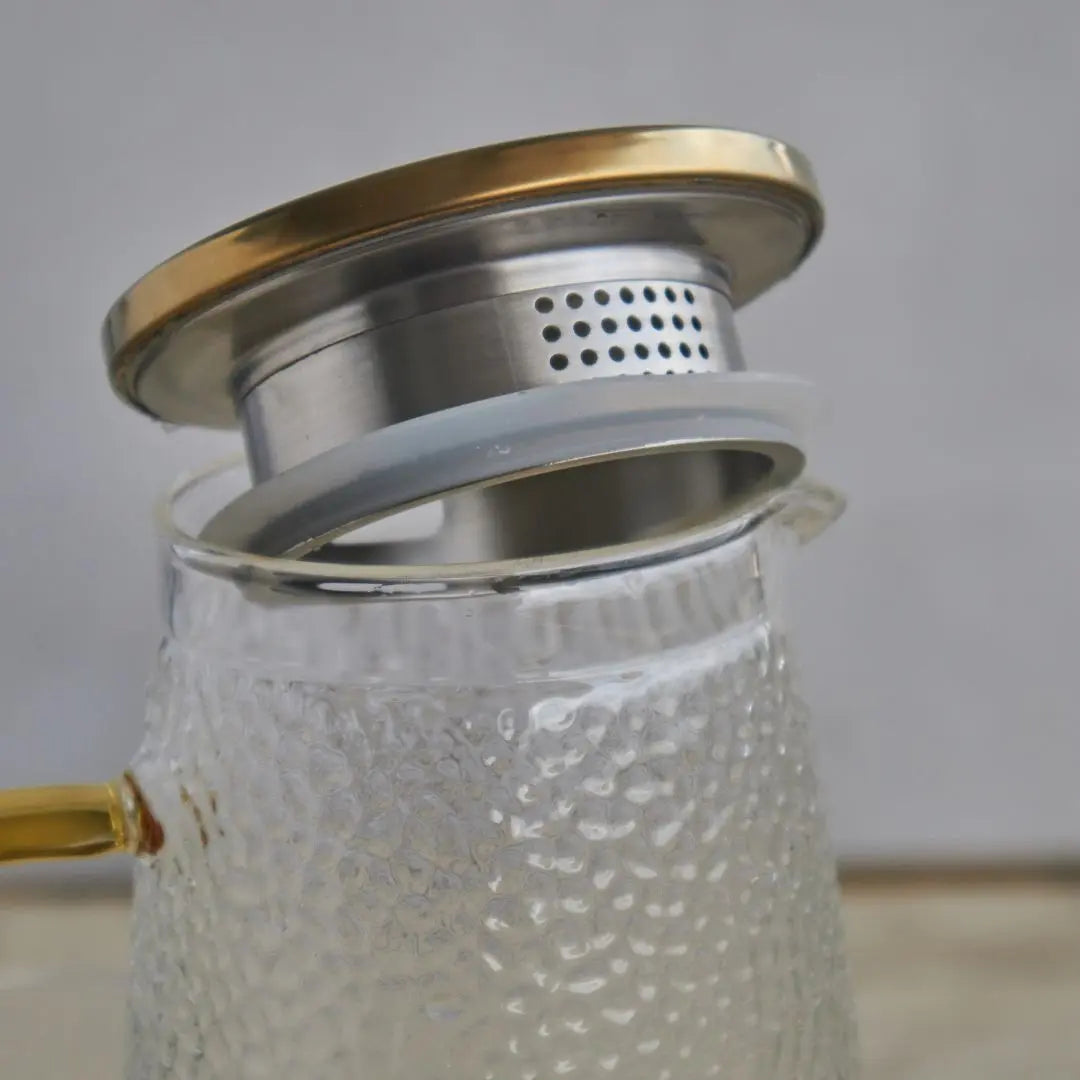 Leonard Borosilicate Glass Jug Set-Speckled Space