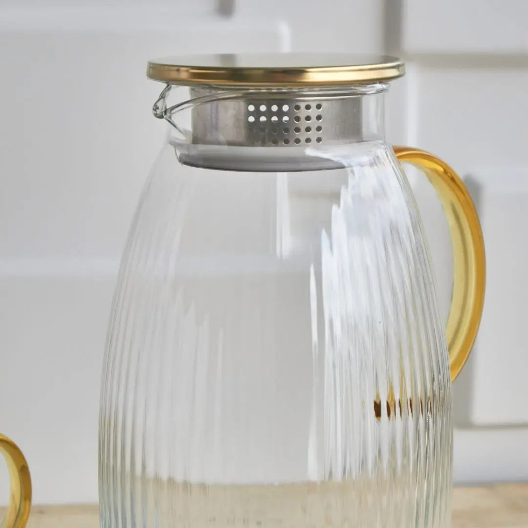 Prilo Borosilicate Glass Jug Set-Speckled Space
