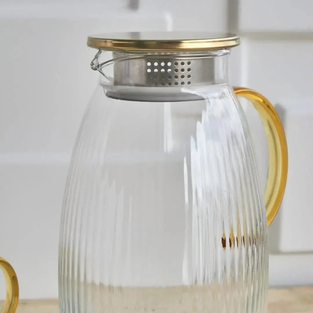 Prilo Borosilicate Glass Jug Set-Speckled Space