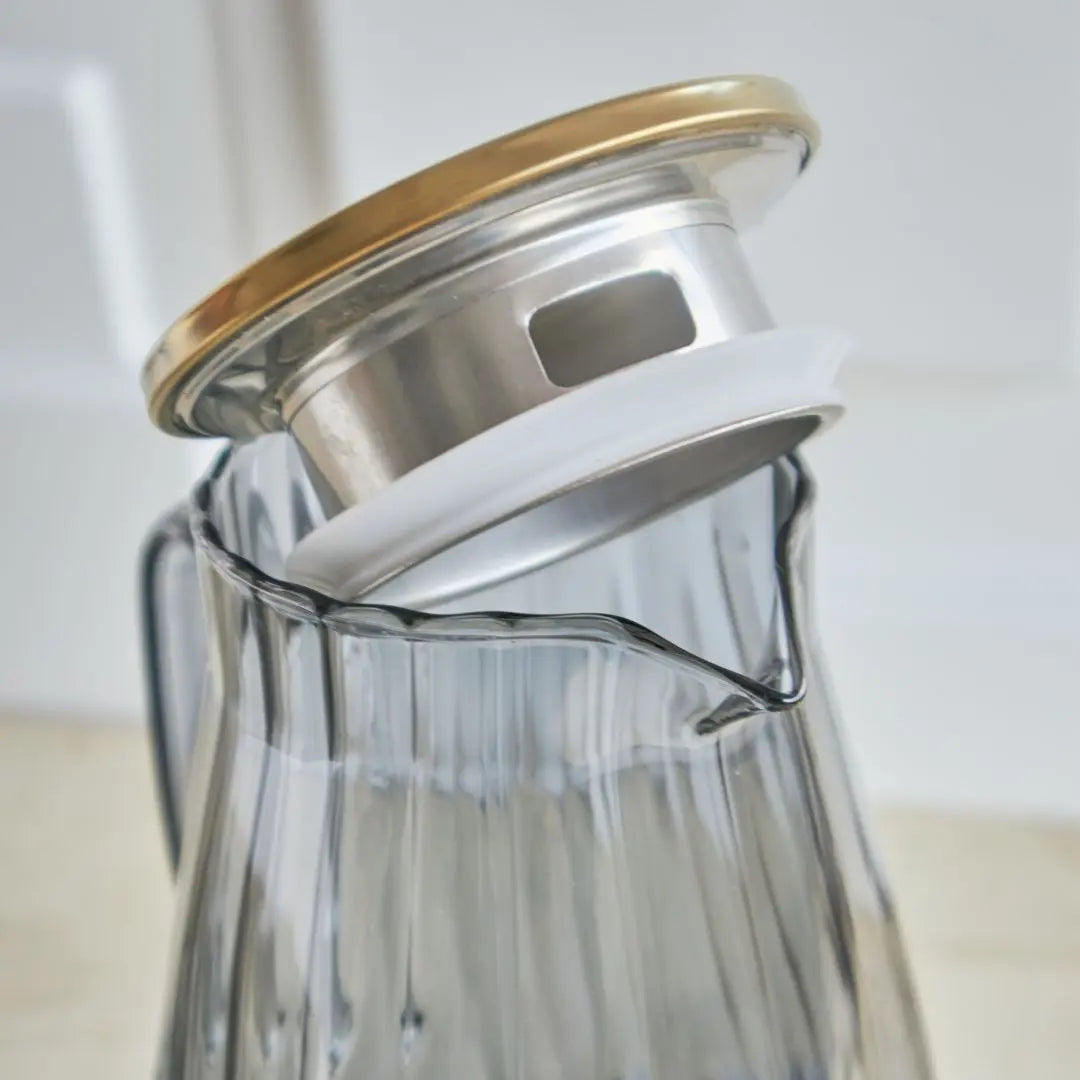 Quentin Borosilicate Glass Jug Set-Speckled Space