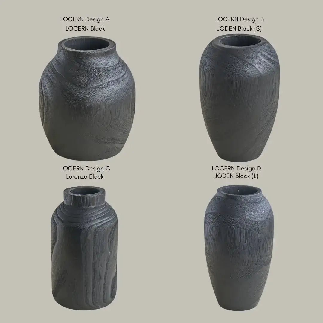 Joden Wooden Vase-Speckled Space