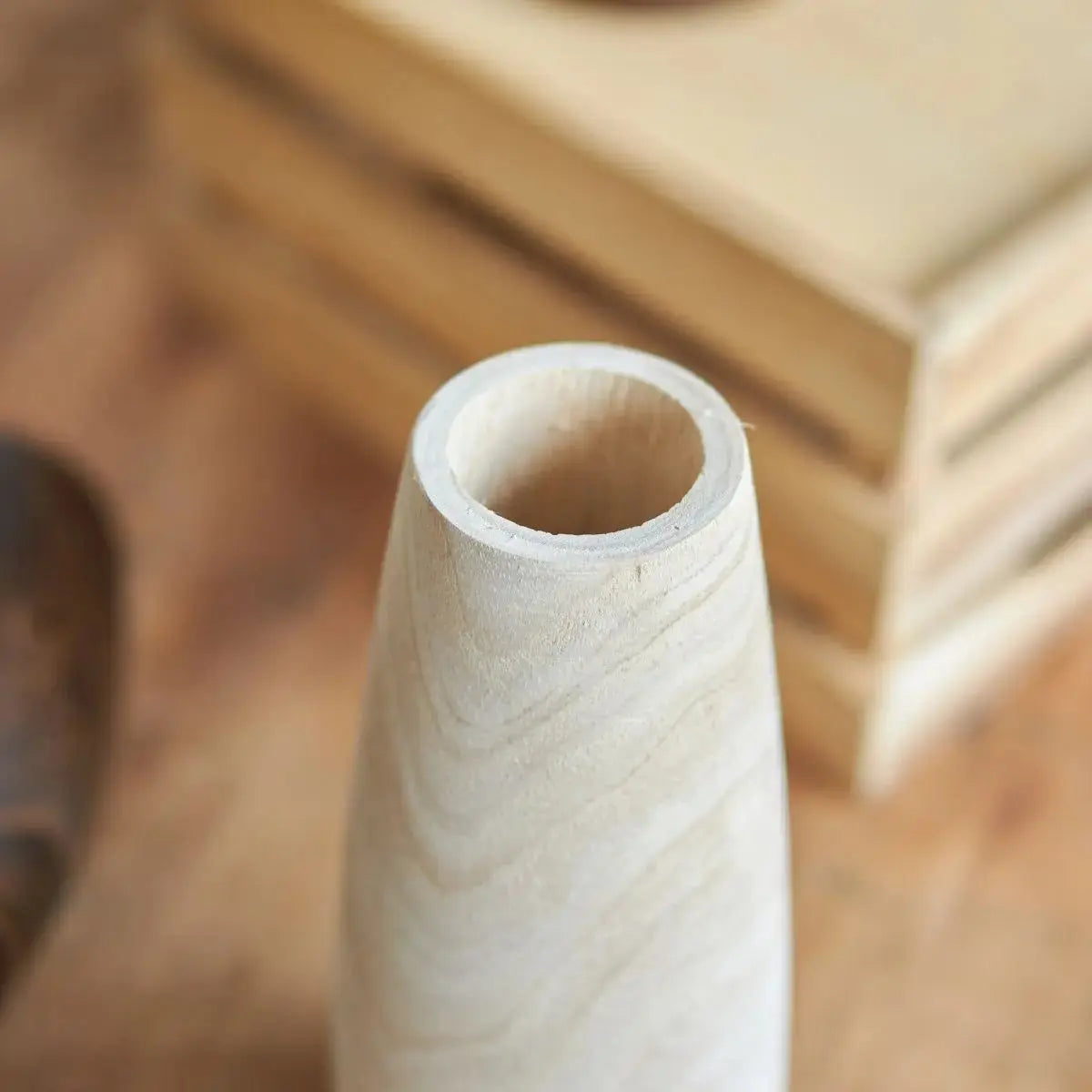 Venila Wooden Vase My Store