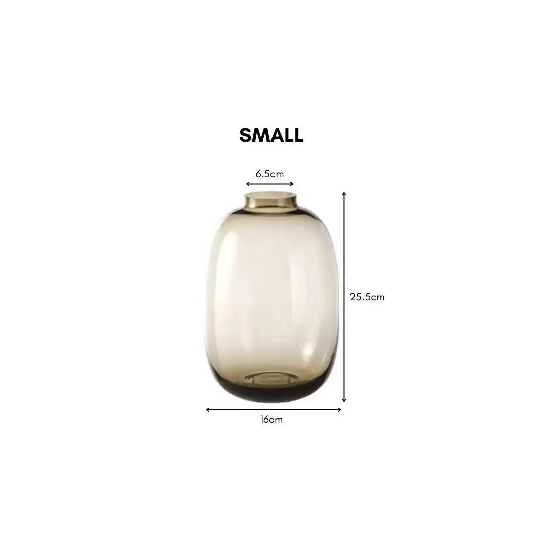 Timothy Tinted Glass Vase-Speckled Space