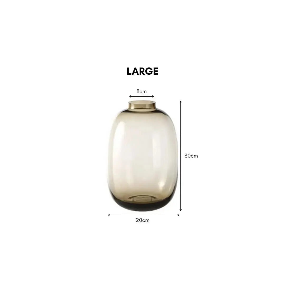 Timothy Tinted Glass Vase-Speckled Space