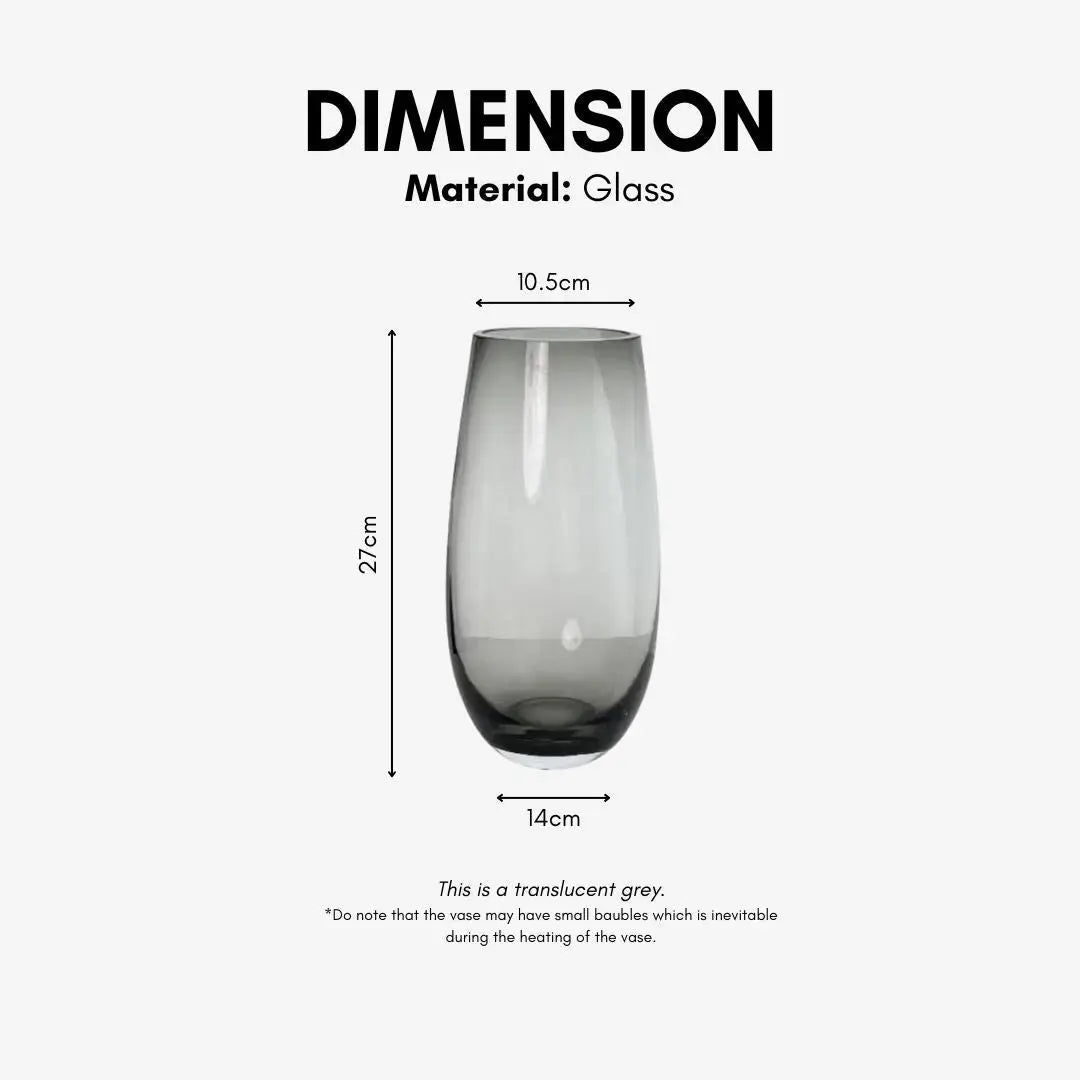 Simmone Glass Vase-Speckled Space