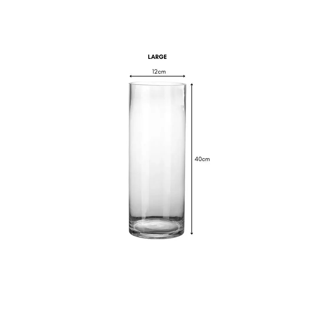 Francie Transparent Glass Vase-Speckled Space