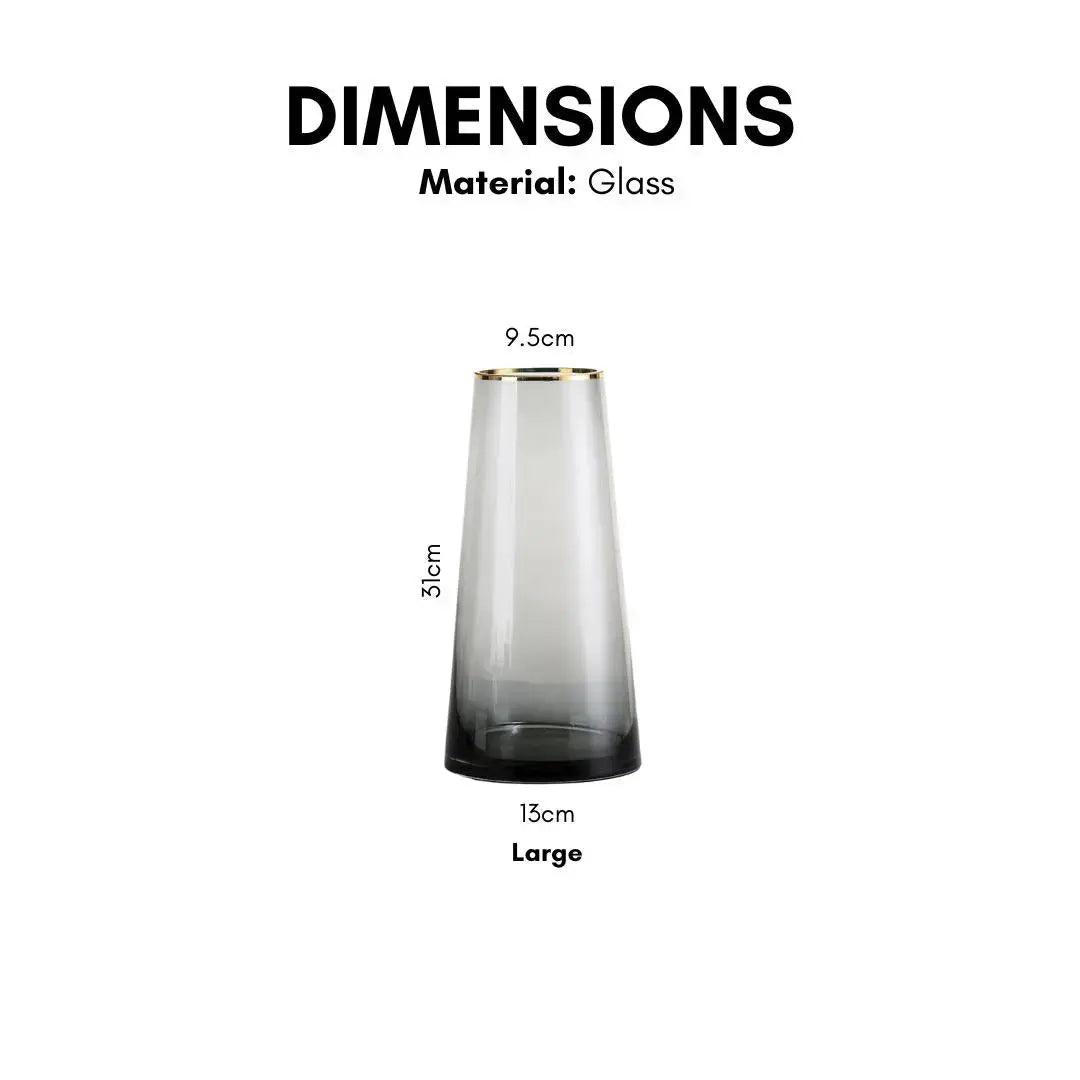 Sarelley Translucent Glass Vase-Speckled Space