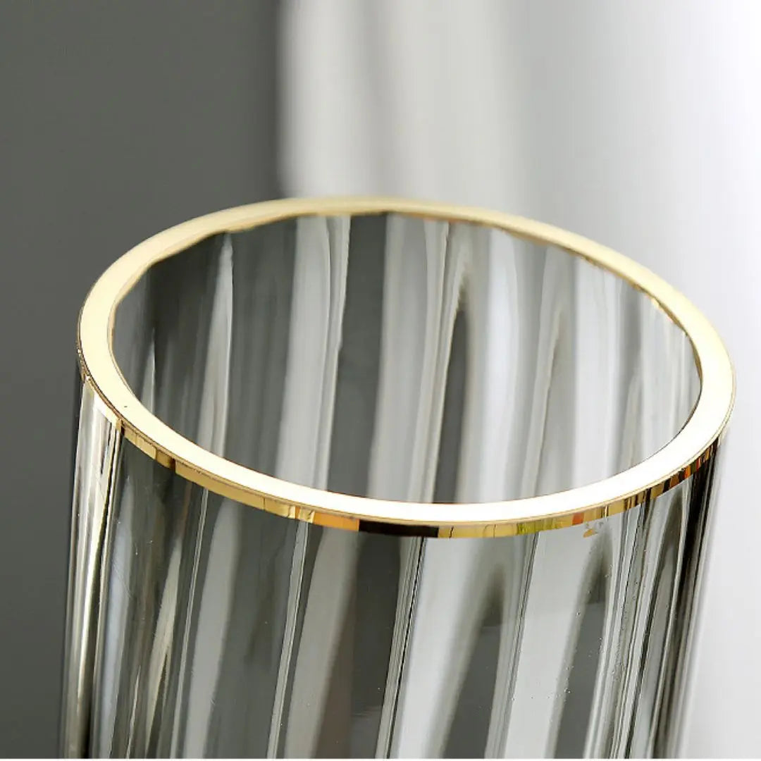 Vohle Glass Vase-Speckled Space