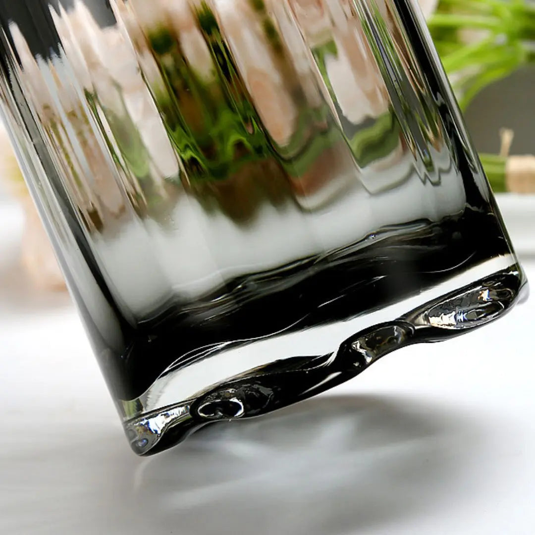 Vohle Glass Vase-Speckled Space