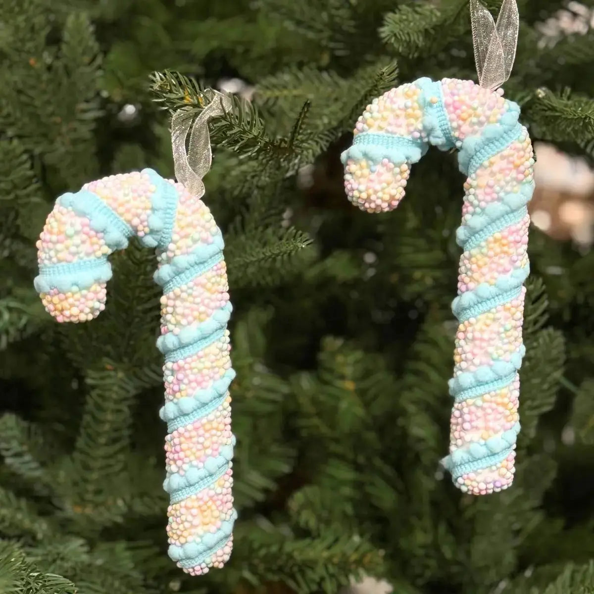 Candyland Hanging Candy Cane A-Speckled Space