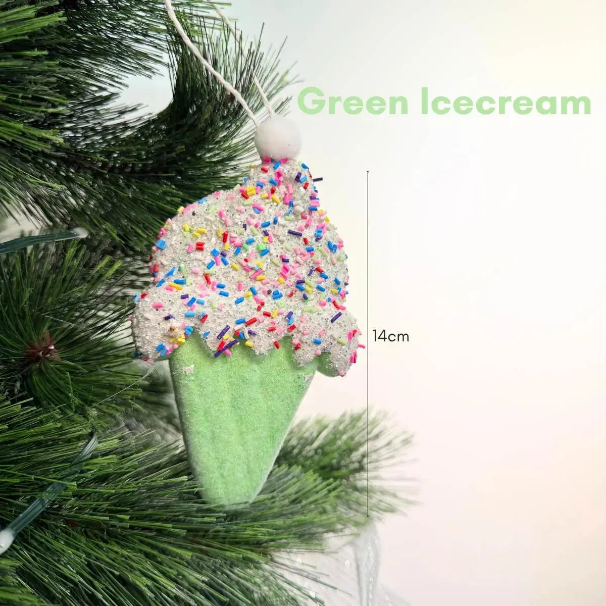 Candyland Hanging Green Icecream-Speckled Space