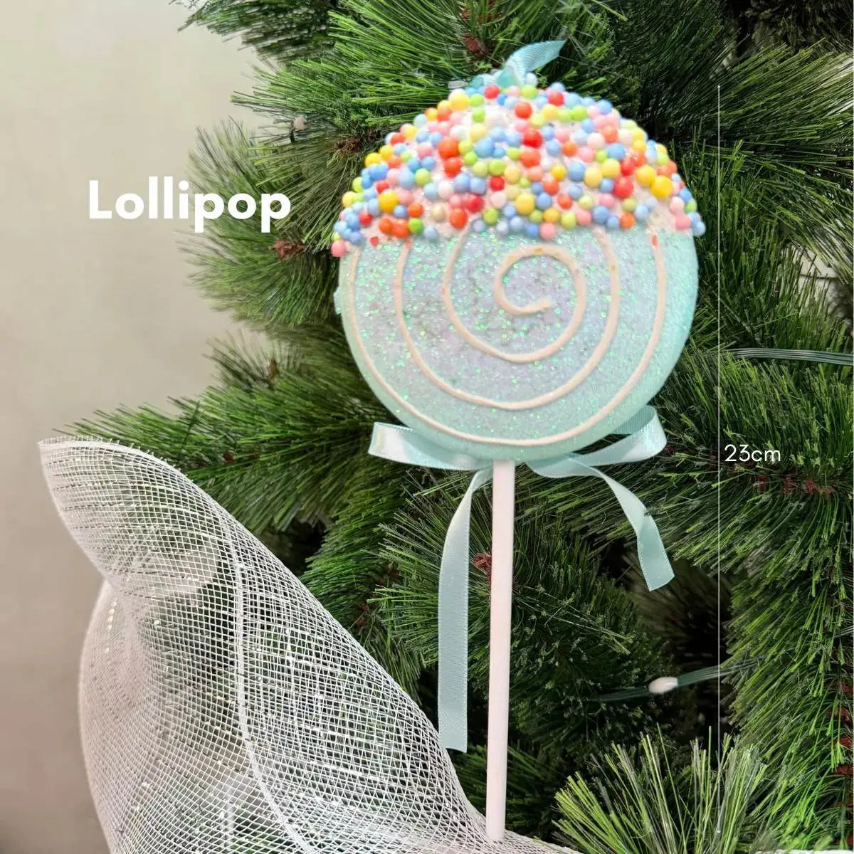 Candyland Hanging Lollipop-Speckled Space