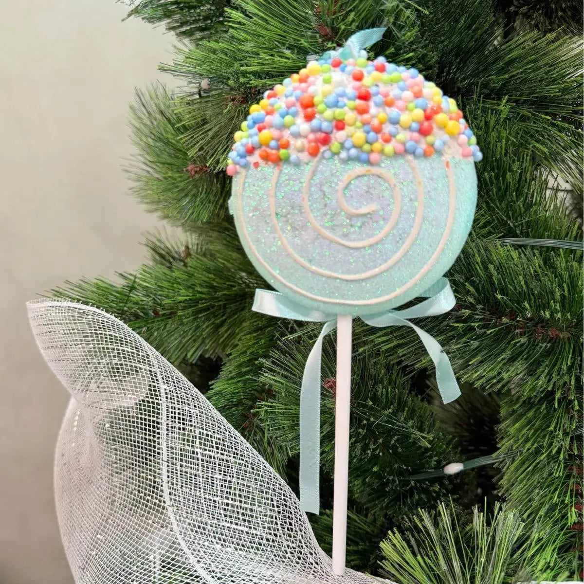 Candyland Hanging Lollipop-Speckled Space