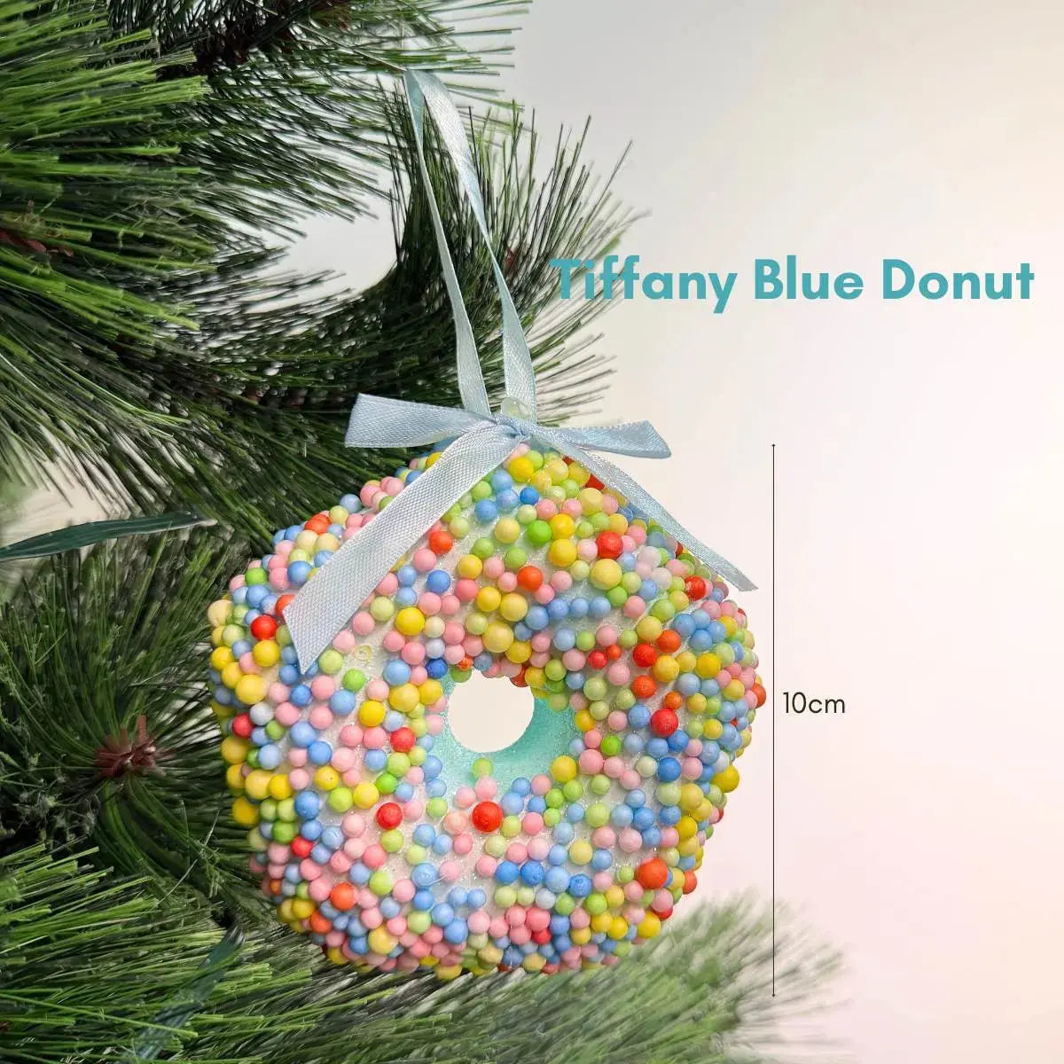 Candyland Hanging Tiffany Blue Donut-Speckled Space
