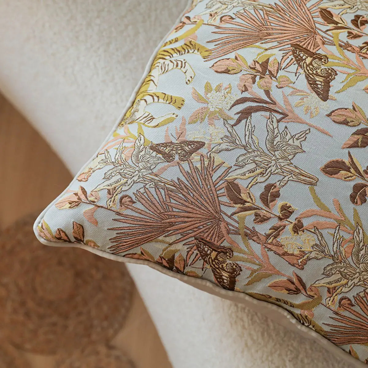 Callie Luxe Embroidered Cushion Cover A Speckled Space