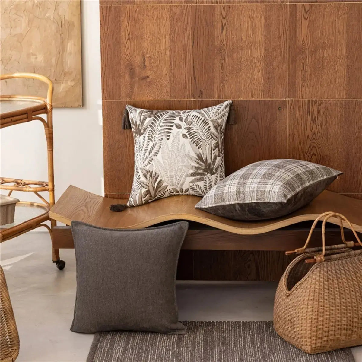 Devon Brown Cushion Cover A Speckled Space